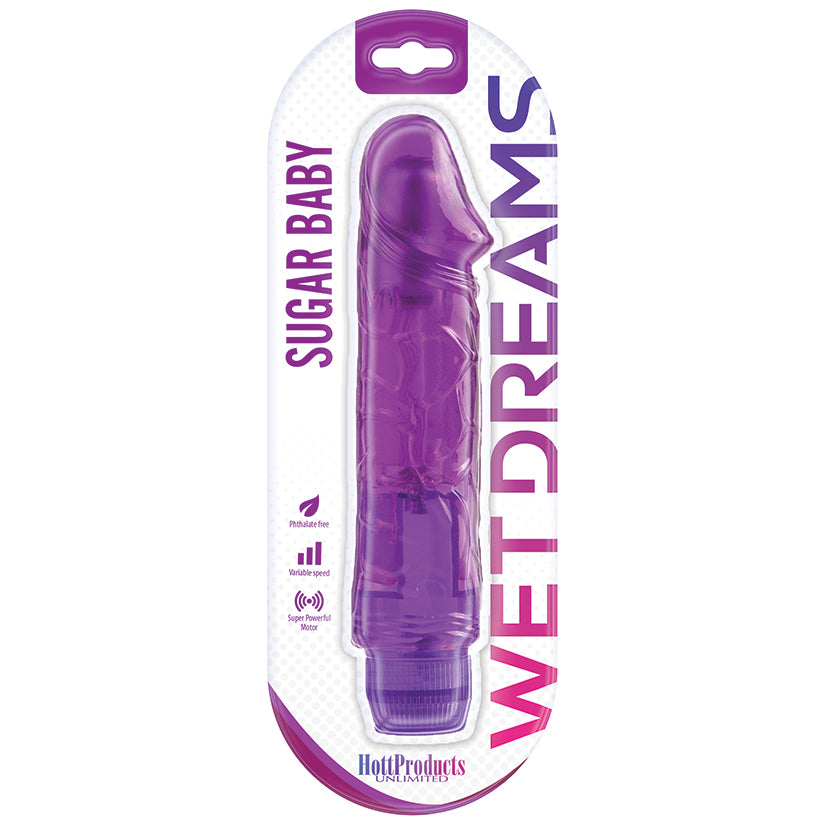Wet Dreams Sugar Baby Vibrator - Plum Crazy 6.5"