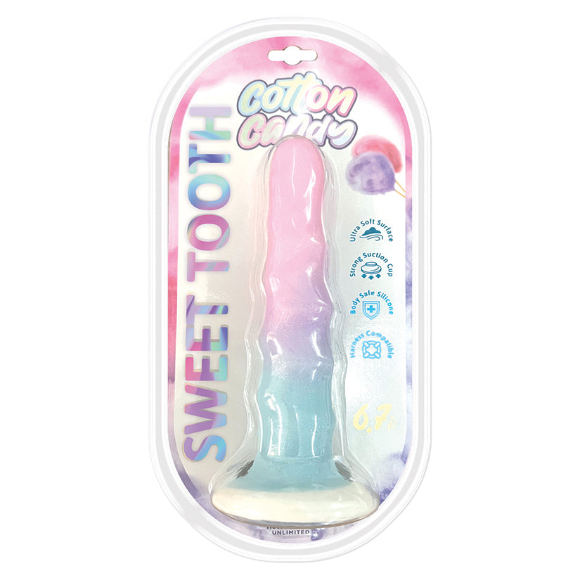 Cotton Candy Dildo - Sweet Tooth 6.7"