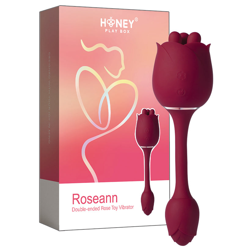 Honey Play Box Roseann - Double-Ended Rose Toy Vibrator Allison's Closets Honey Play Box Roseann - Double-Ended Rose Toy Vibrator Allison's Closets