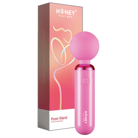 Honey Play Box POMI WAND Powerful Mini Vibrating Wand Massager - Pink