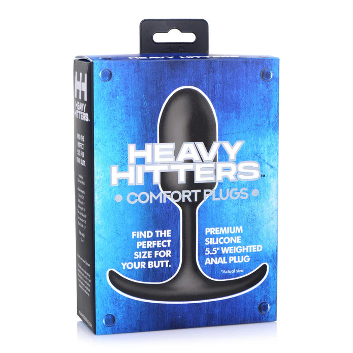 Heavy Hitters Premium Silicone Weighted Anal Plug - Medium