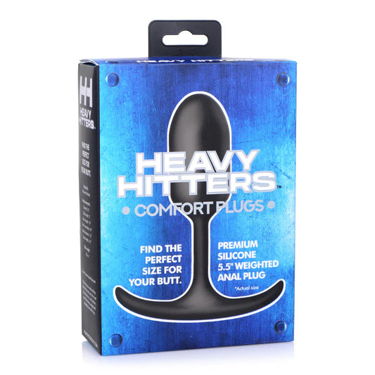 Heavy Hitters Premium Silicone Weighted Anal Plug - Medium