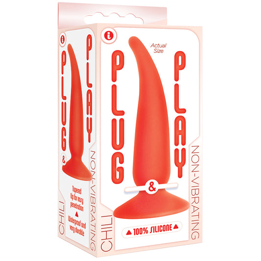 Icon Brands - Plug & Play Chili Anal Plug - Red