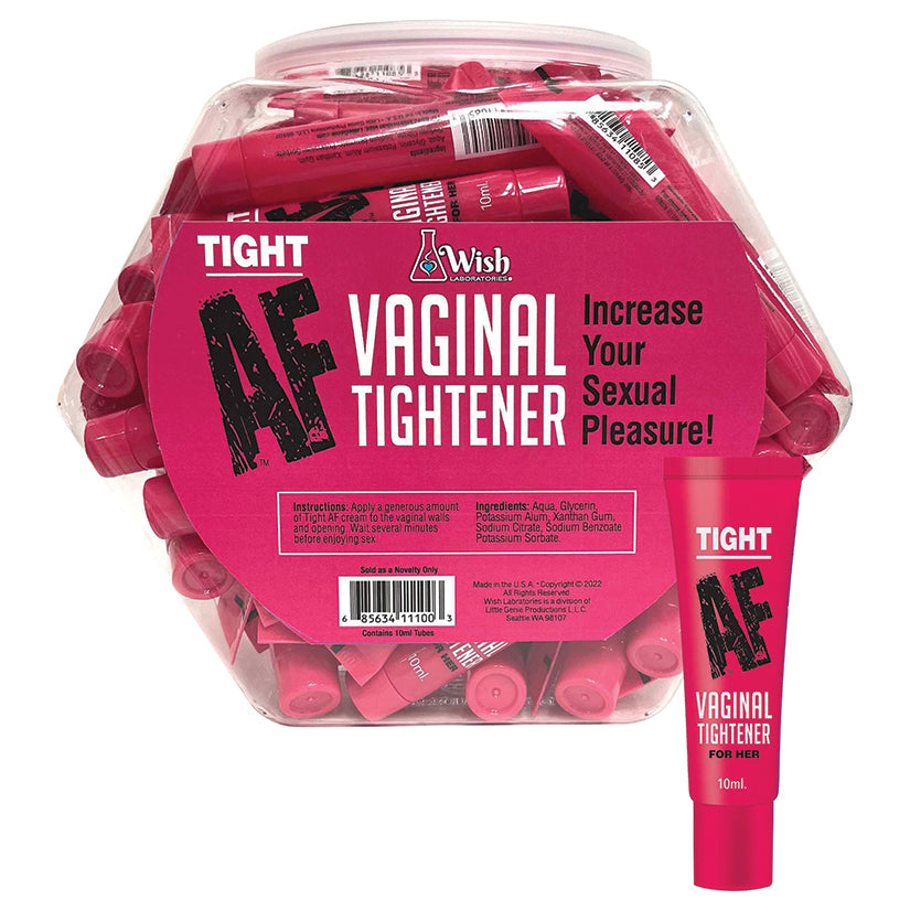 Tight AF Vaginal Tightener Cream - 10ml Fishbowl of 65pcs