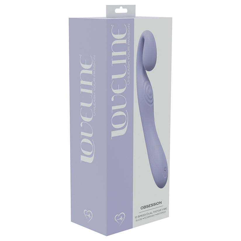 Loveline Obsession 10 Speed Dual Motor Vibe - Lavender