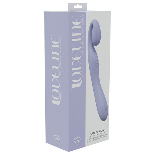 Loveline Obsession 10 Speed Dual Motor Vibe - Lavender