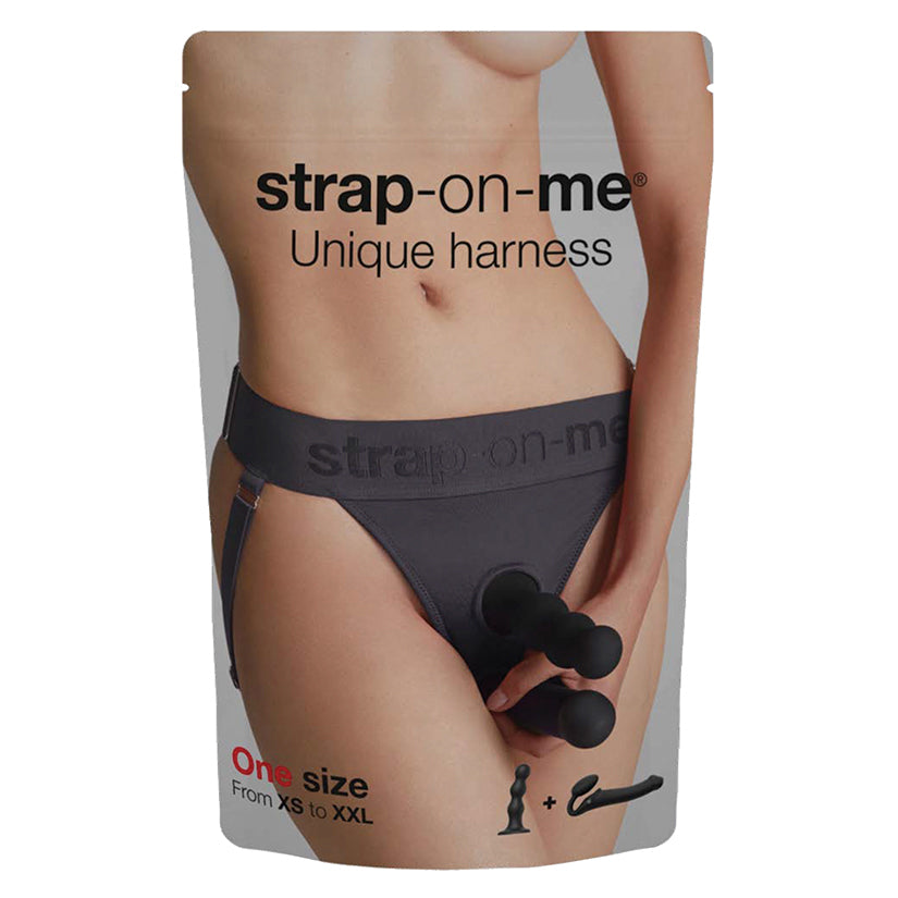 Strap On Me Harness Lingerie Unique - Grey One Size
