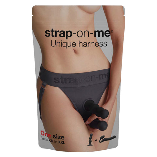 Strap On Me Harness Lingerie Unique - Grey One Size