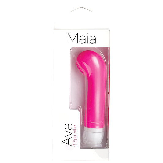Maia-AVA-Silicone-15-Function-Mini-G-Spot-Vibe-Neon-Pink-5