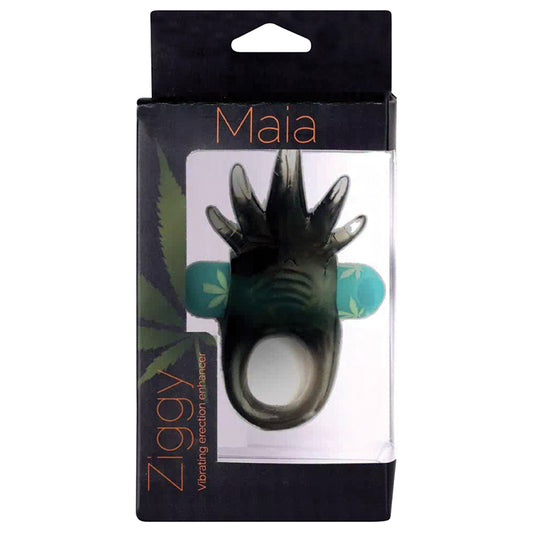 Maia-ZIGGY-POT-LEAF-Rechargeable-Vibrating-Erection-Enhancer-Ring