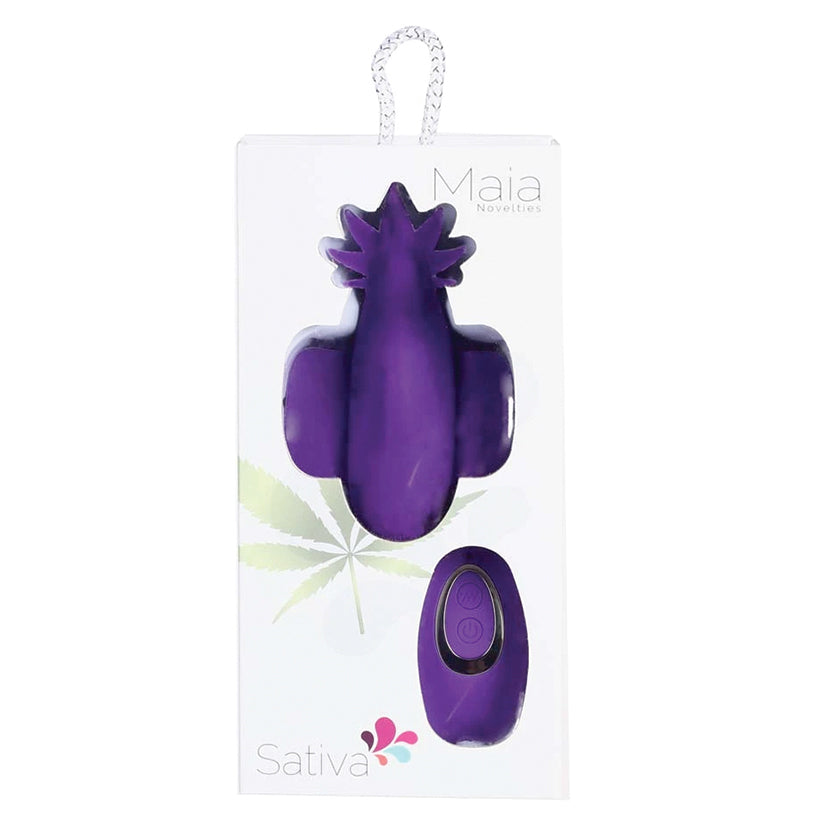 Maia-SATIVA-10-Function-Remote-Control-Panty-Vibrator-Purple