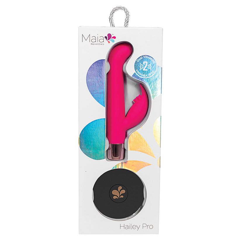 Maia HAILEY PRO QI Rechargeable Silicone 25 Functions Dual Vibrator