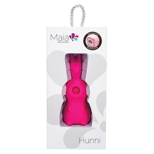 Maia HUNNI Suction Licking Vibrating Rechargeable Bunny Vibrator