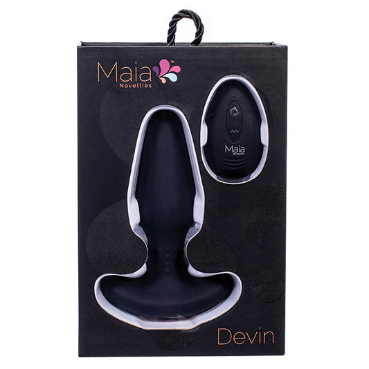 Maia DEVIN Remote Silicone Rechargeable Dual Motor Butt Plug