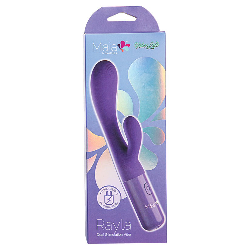 Maia VIBELITE Rayla 10-Function Silicone Dual Stimulator Rechargeable Vibrator