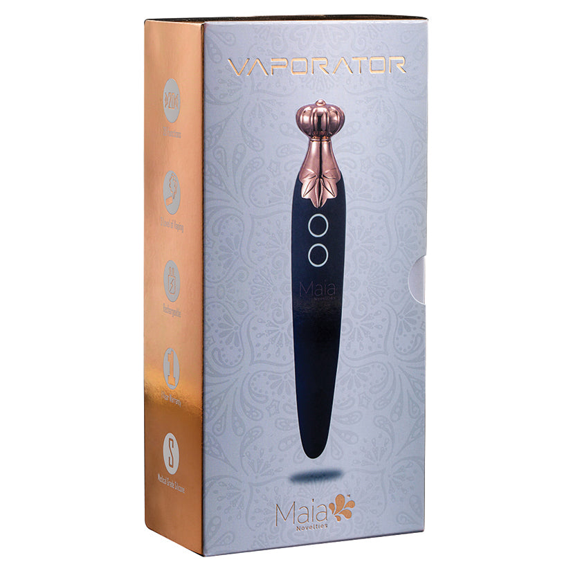 Maia-VAPORATOR-Silicone-Vibrator-Black