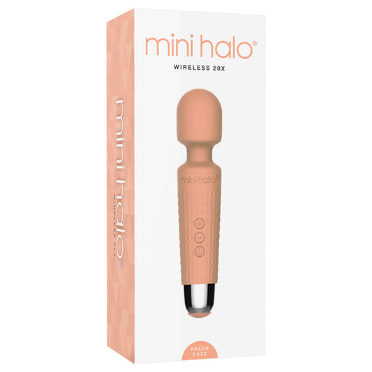 Voodoo Mini Halo Wand Massager - Peach Fuzz