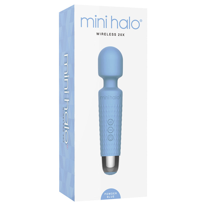 Voodoo Mini Halo Wand Massager - Powder Blue