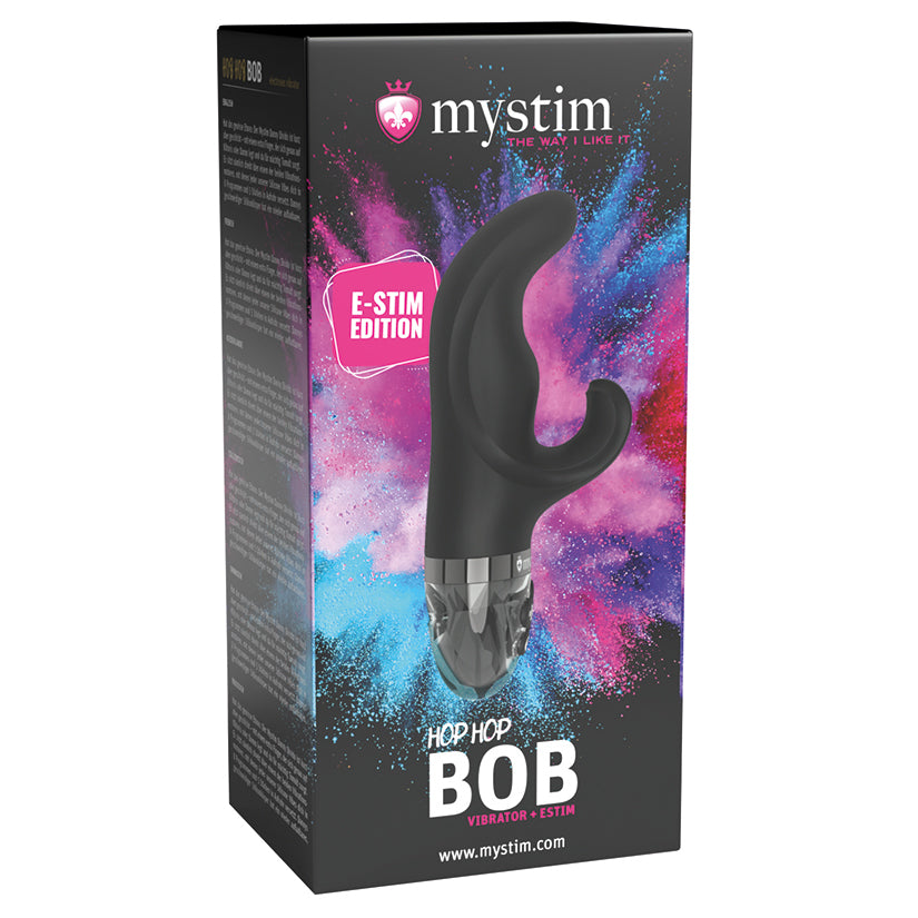 Mystim Hop Hop Bob Estim Vibrator - Black