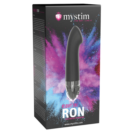 Mystim Right on Ron Estim Vibrator - Black