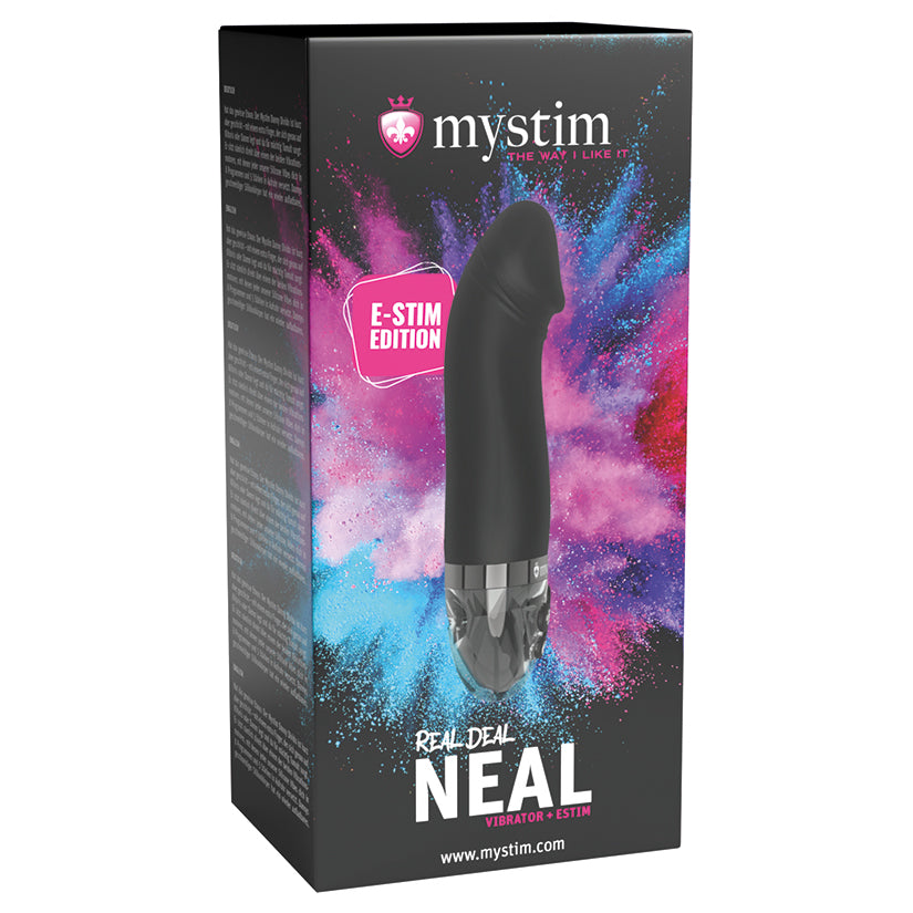 Mystim Real Deal Neal Estim Vibrator - Black