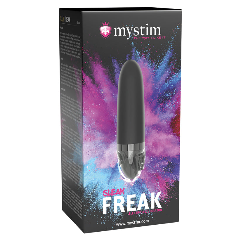 Mystim Sleak Freak Estim Vibrator - Black