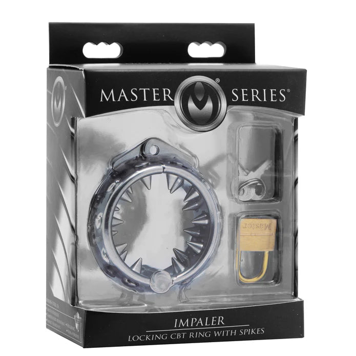 Master Series Impaler Locking CBT Ring with Spikes