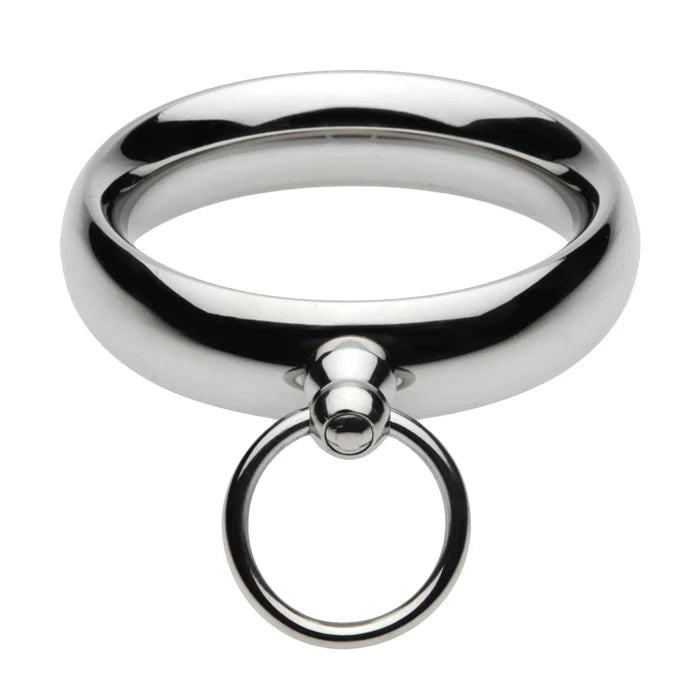 Master Series Lead Me Stainless Steel Cock Ring - 1.75 Inch
