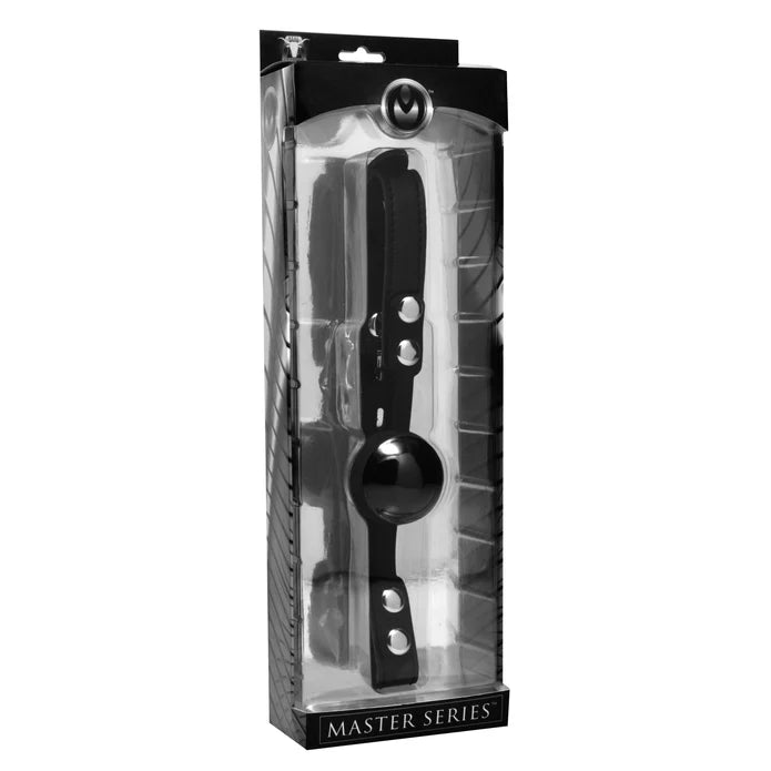 Master Series Premium Hush Locking Silicone Comfort Ball Gag