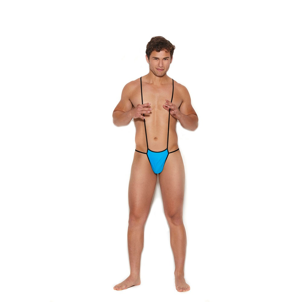 Elegant Moments Men's Suspender Pouch - Blue One Size