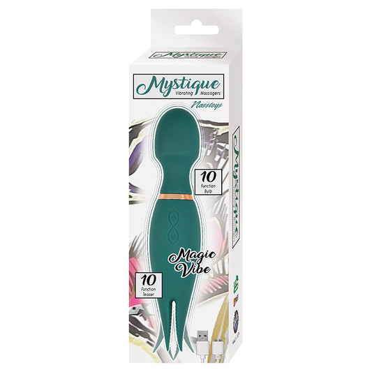 Mystique-Magic-Vibe-Rechargeable-Dual-Ended-Silicone-Wand-Green
