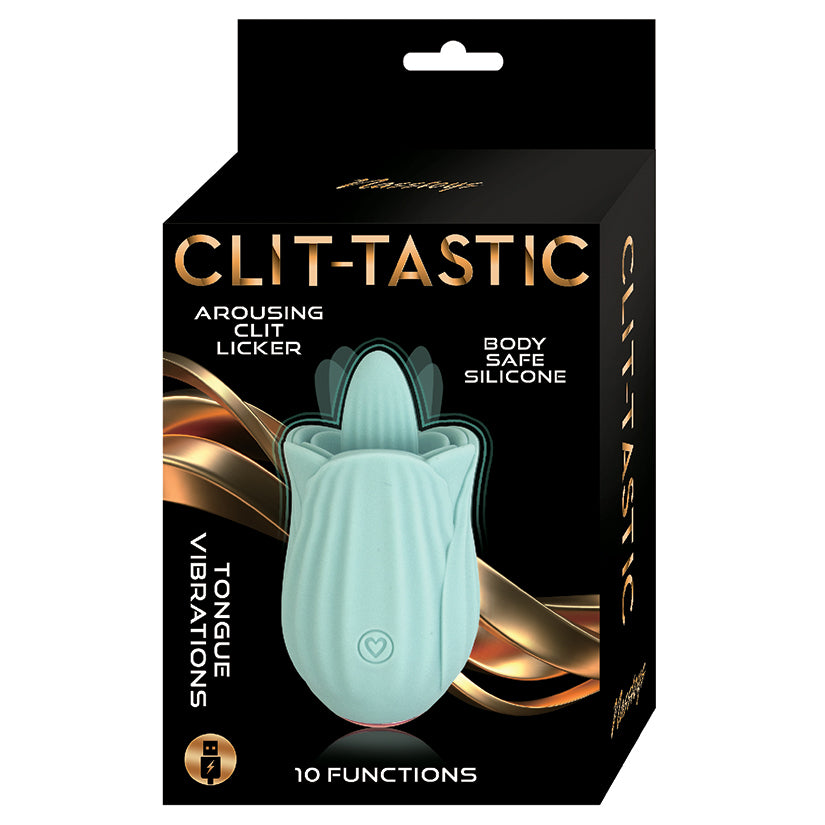Clit-Tastic Arousing Clit Licker - Aqua
