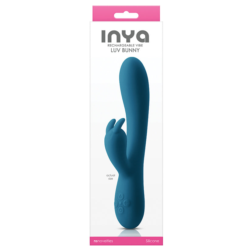 INYA-Luv-Bunny-Rechargeable-Vibe-Dark-Teal