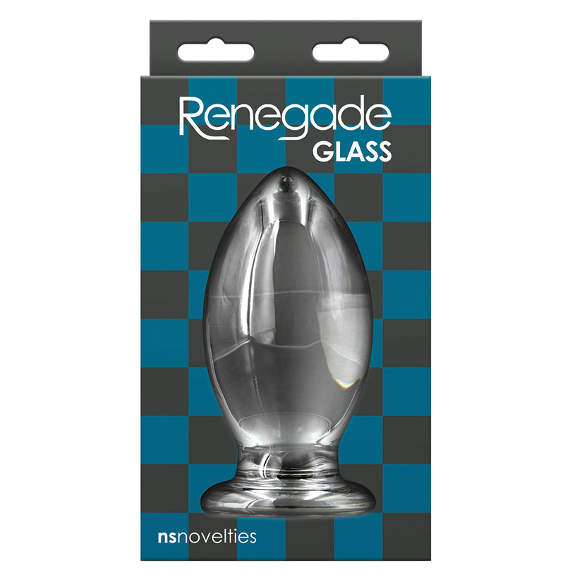 Renegade Glass Bishop Plug - Clear Allison's Closets Renegade Glass Bishop Plug - Clear Allison's Closets