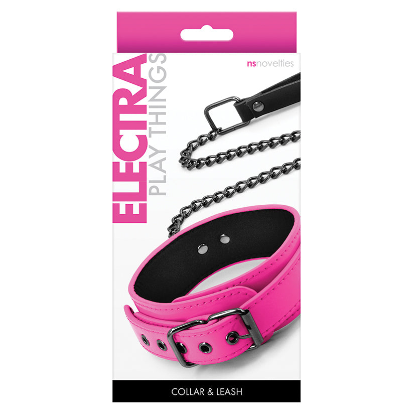 Electra-Play-Things-Collar-and-Leash-Pink