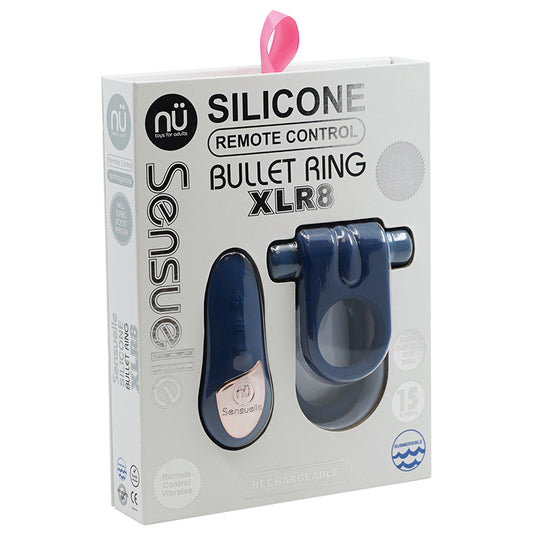 Nu-Sensuelle-Silicone-Remote-Control-Bullet-Ring-XLR8-Navy