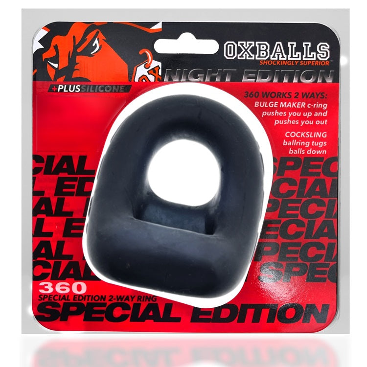 Oxballs 360 Cock Ring & Ball Sling - Night Edition