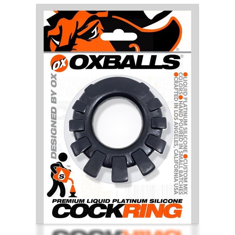 Oxballs Cock-Lug Lugged Cockring - Black