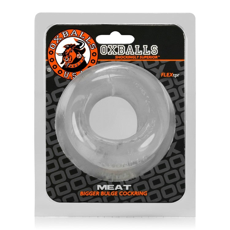 Oxballs Meat Cock Ring - Clear