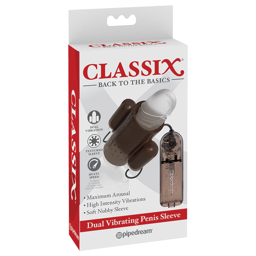 Classix-Dual-Vibrating-Penis-Sleeve-Smoke