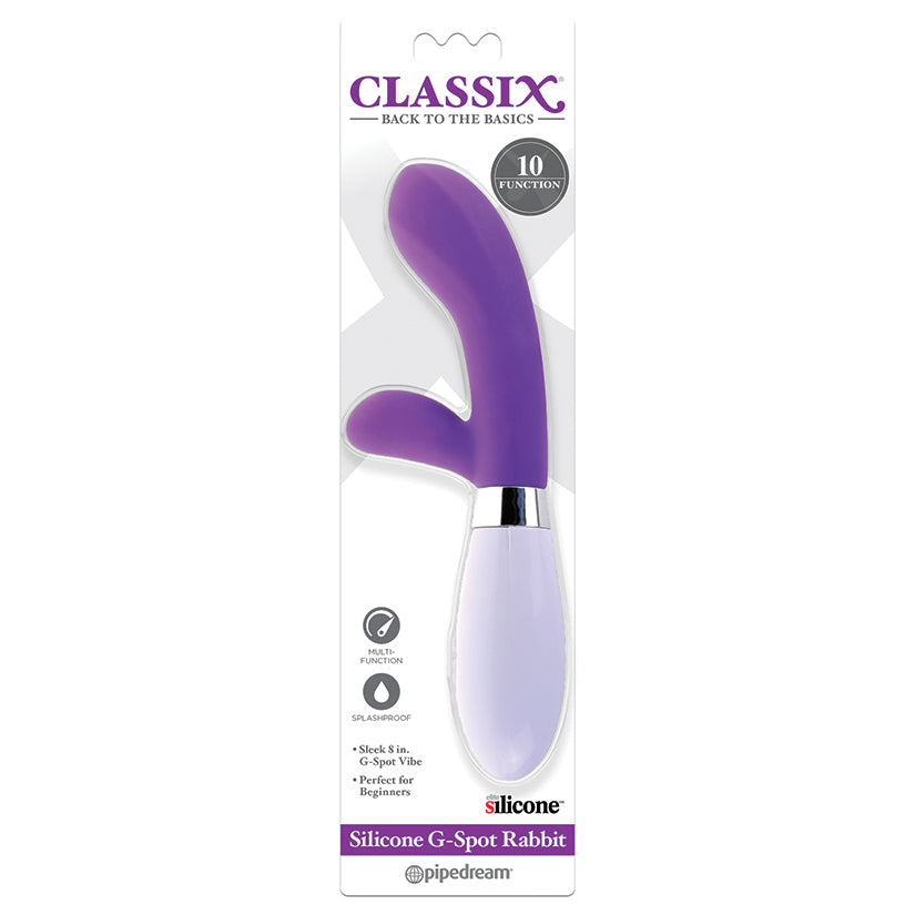 Classix-Silicone-G-Spot-Rabbit-Purple