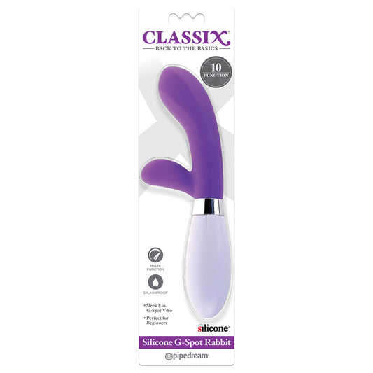 Classix-Silicone-G-Spot-Rabbit-Purple