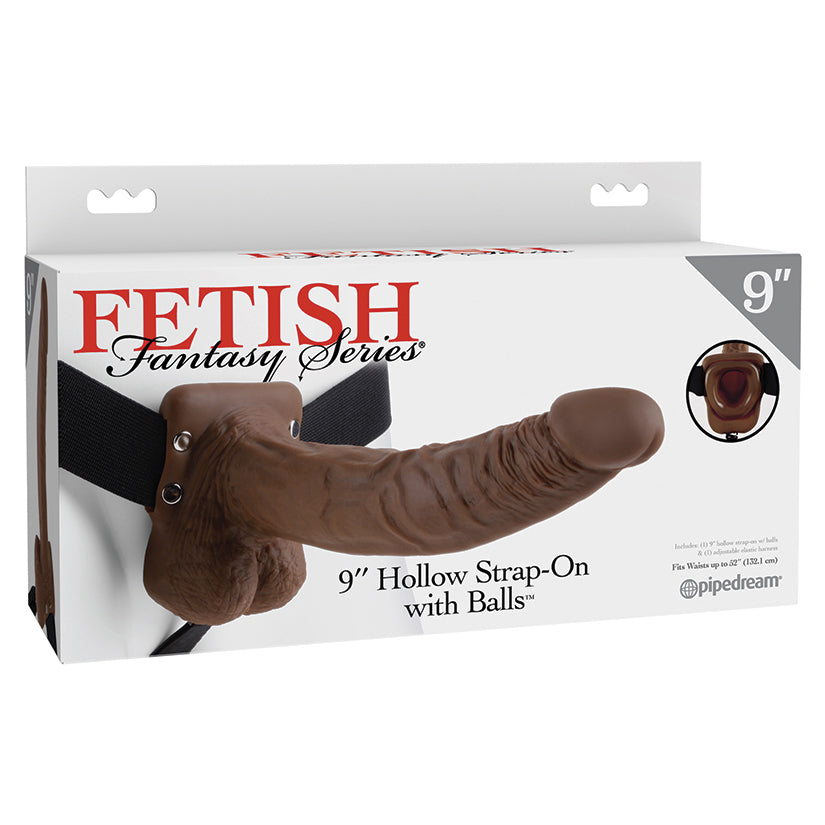 Fetish-Fantasy-Series-9-Hollow-Strap-On-with-Balls-Chocolate