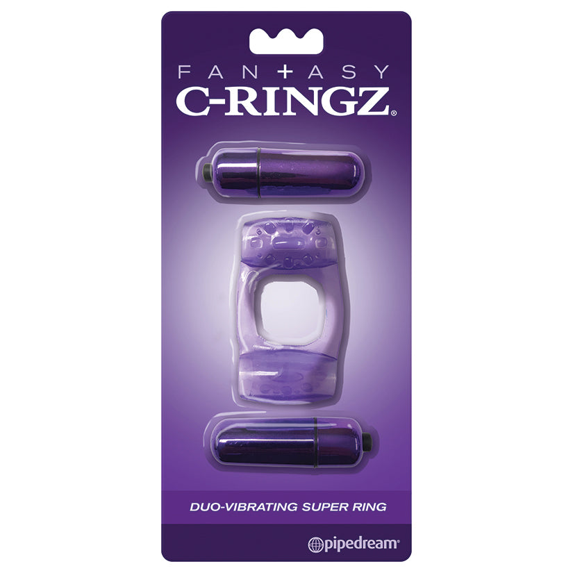 Fantasy-C-Ringz-Duo-Vibrating-Super-Ring-Purple