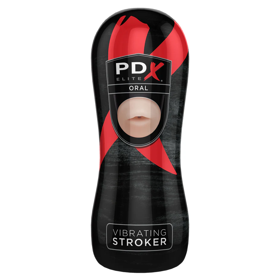 PDX Elite Vibrating Oral Stroker