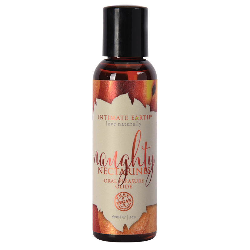 Intimate Earth Oral Pleasure Glide - Naughty Nectarines 2oz