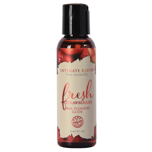 Intimate Earth Oral Pleasure Glide - Fresh Strawberries 2oz