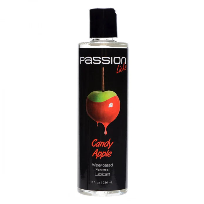 Passion Licks Candy Apple Water Based Flavored Lubricant - 8oz
