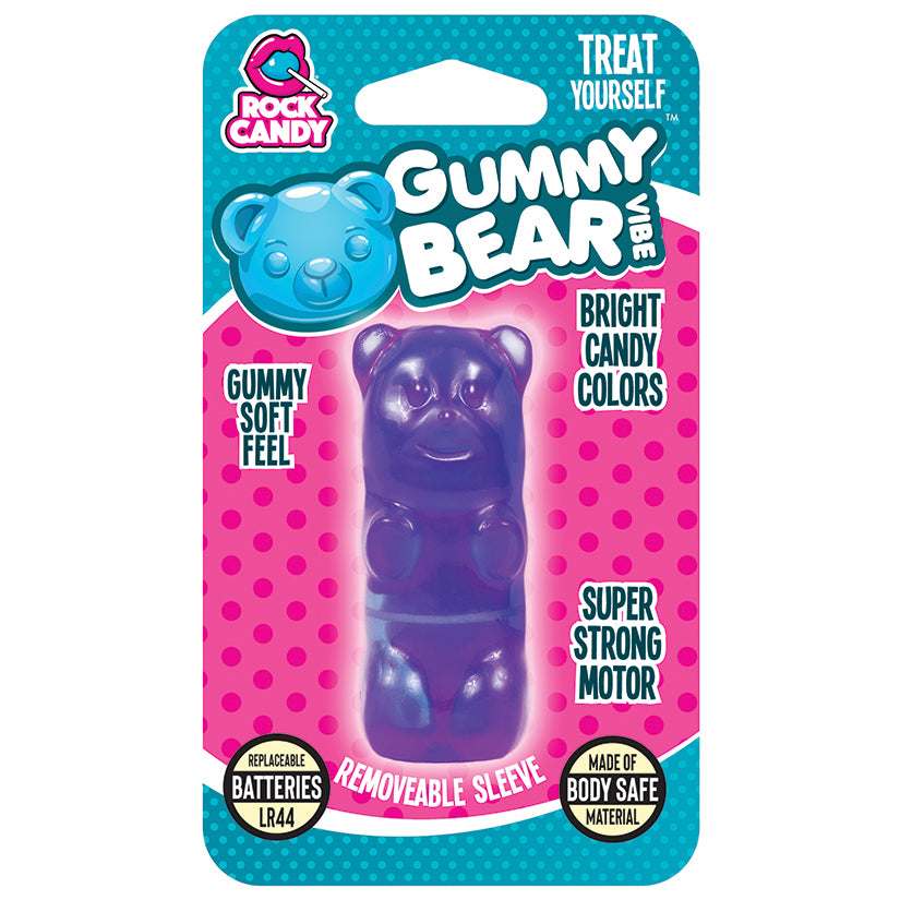 Rock Candy Gummy Bear Vibe Bullet - Purple