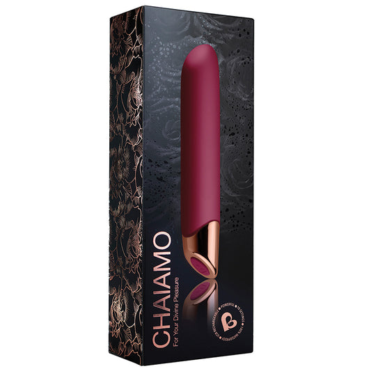 Rocks Off Chaiamo Classic Vibrator - Burgundy